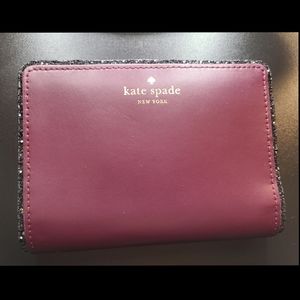 ♠️SALE♠️Kate Spade Wallet Glitter Trim